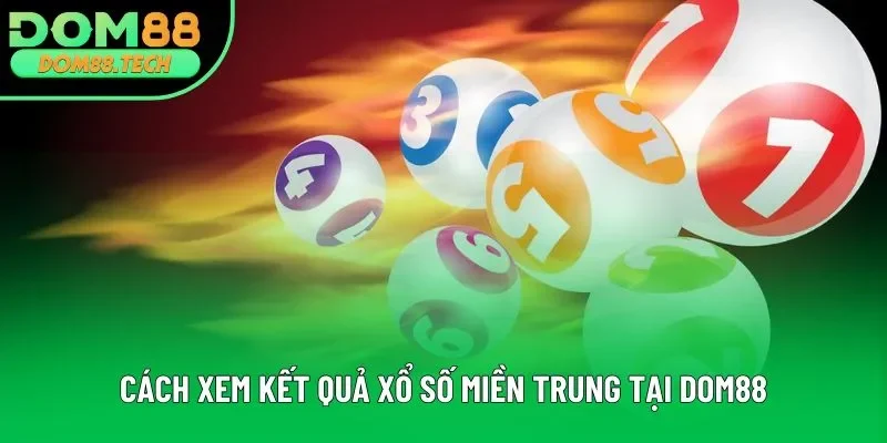 Cách xem kết quả xổ số miền Trung tại DOM88
