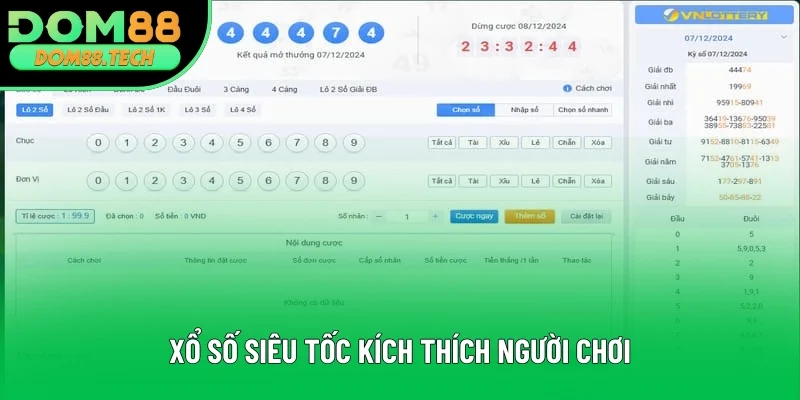 Lô đề siêu tốc kích thích mọi người chơi