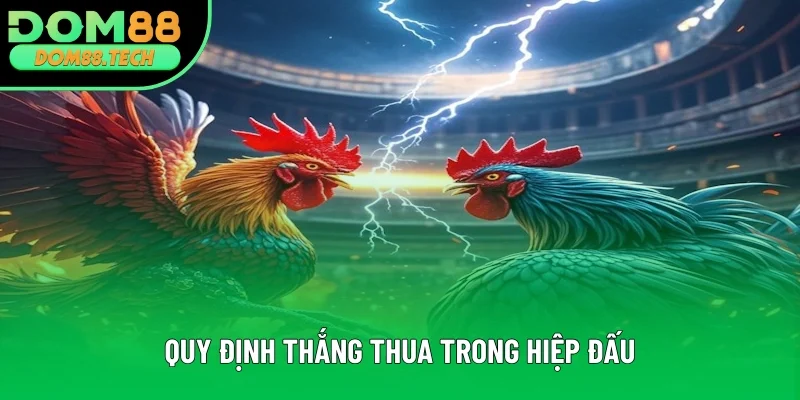 Quy định thắng thua trong hiệp đấu